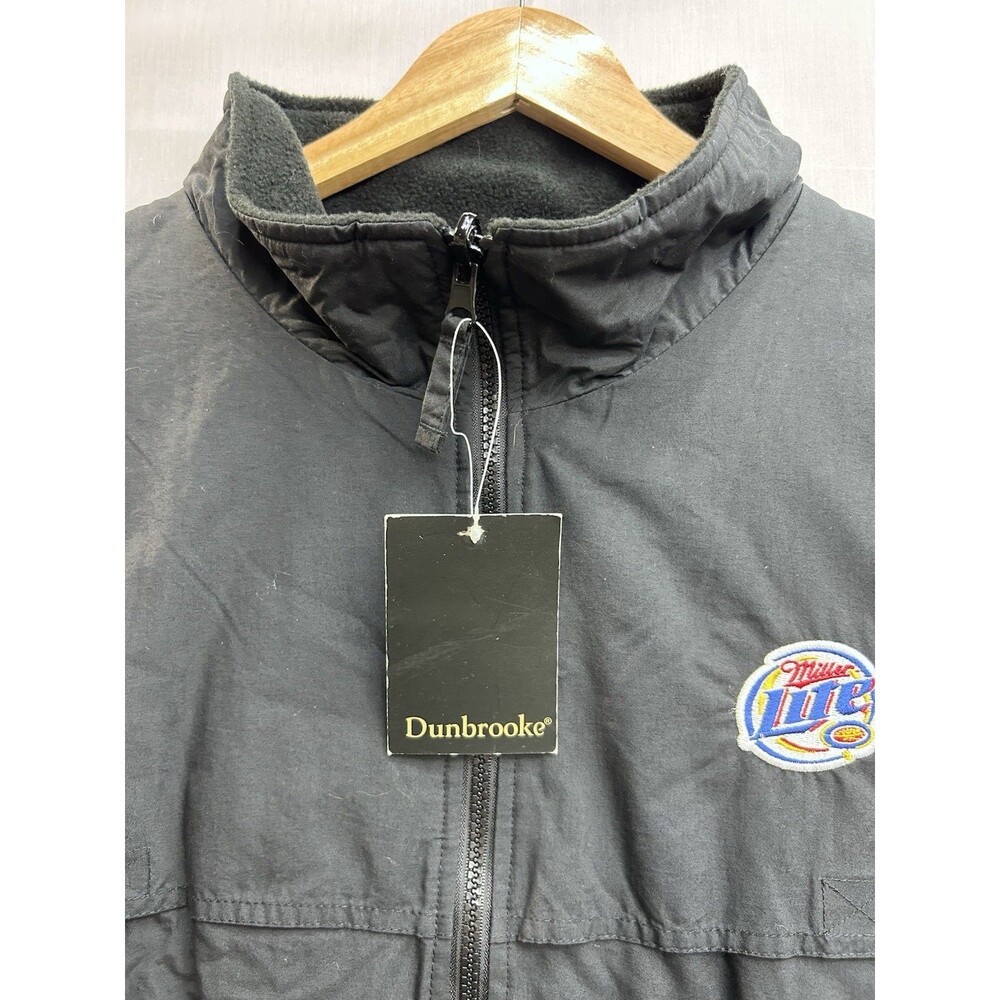 NOS Miller Lite Game Day Crew Vest Dunbrooke NWT Men’s XL Full Zip - Picture 7 of 10